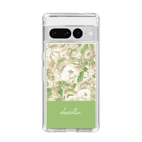 Slim Protection Case［ dazzlin - PaintFlower - Green ］