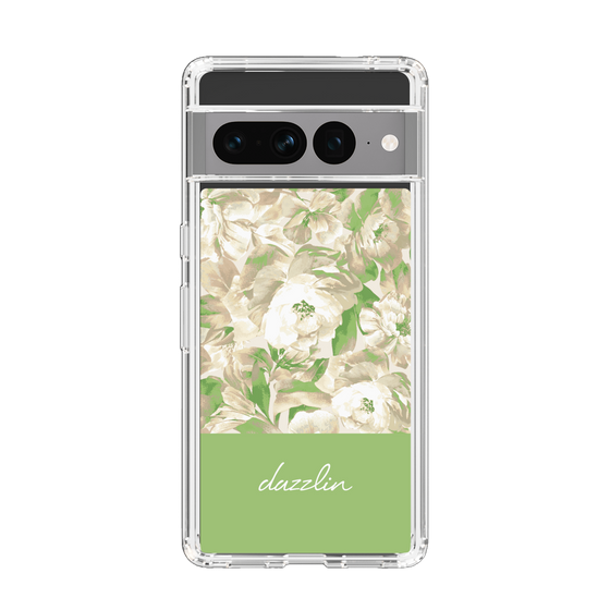 Slim Protection Case［ dazzlin - PaintFlower - Green ］