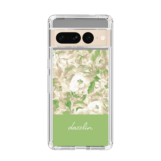Slim Protection Case［ dazzlin - PaintFlower - Green ］