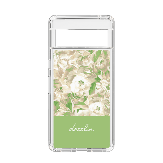 Slim Protection Case［ dazzlin - PaintFlower - Green ］