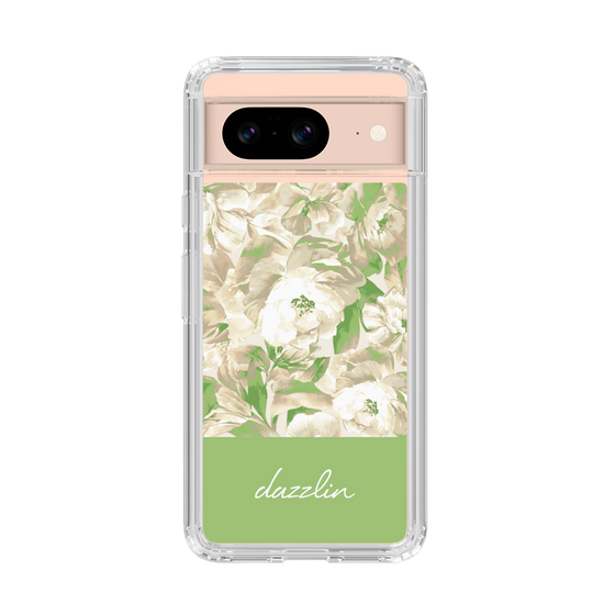 Slim Protection Case［ dazzlin - PaintFlower - Green ］