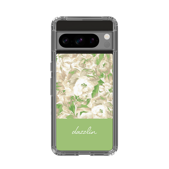 Slim Protection Case［ dazzlin - PaintFlower - Green ］