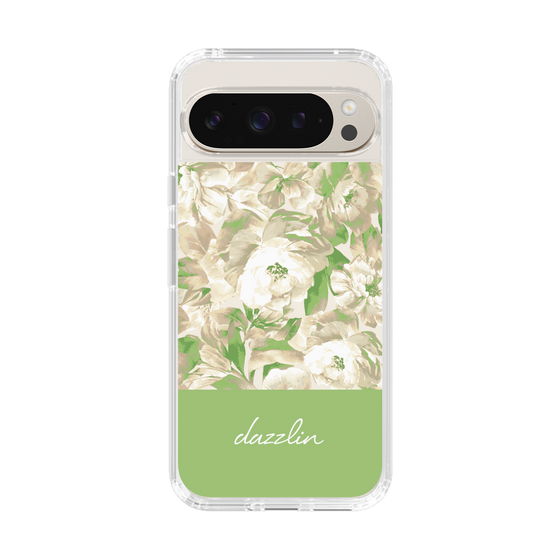Slim Protection Case［ dazzlin - PaintFlower - Green ］