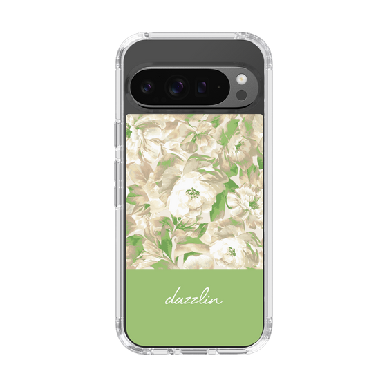 Slim Protection Case［ dazzlin - PaintFlower - Green ］