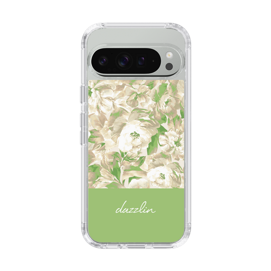 Slim Protection Case［ dazzlin - PaintFlower - Green ］