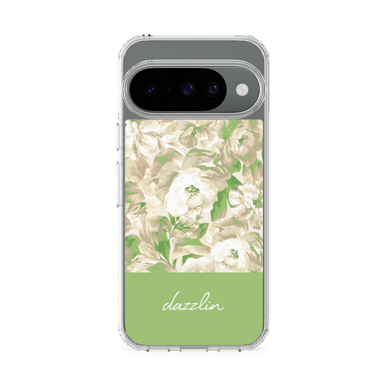 Slim Protection Case［ dazzlin - PaintFlower - Green ］