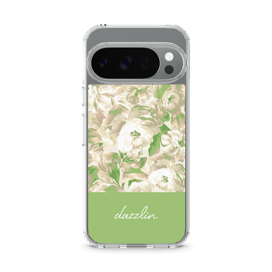 Slim Protection Case［ dazzlin - PaintFlower - Green ］
