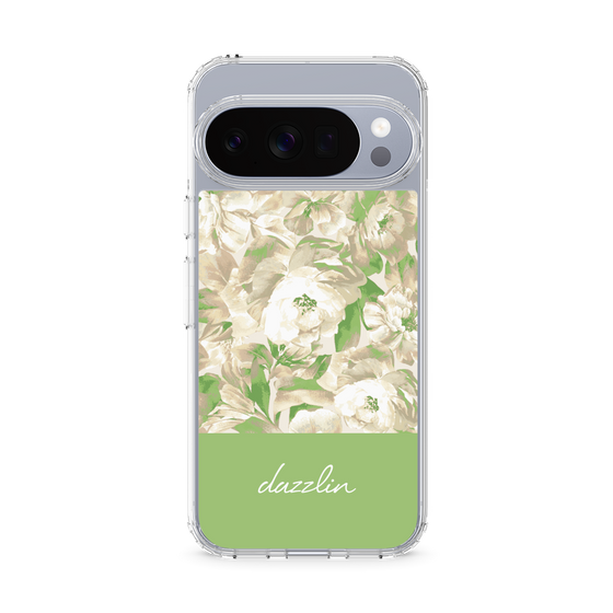 Slim Protection Case［ dazzlin - PaintFlower - Green ］
