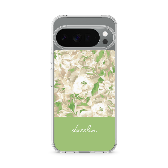Slim Protection Case［ dazzlin - PaintFlower - Green ］