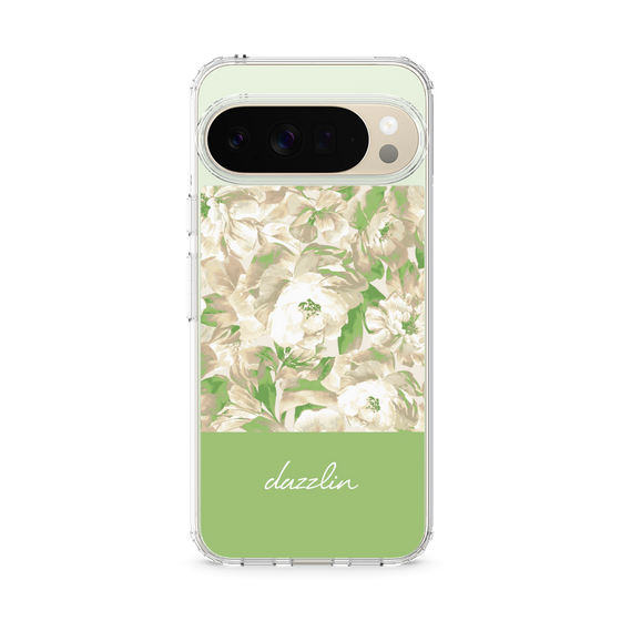 Slim Protection Case［ dazzlin - PaintFlower - Green ］