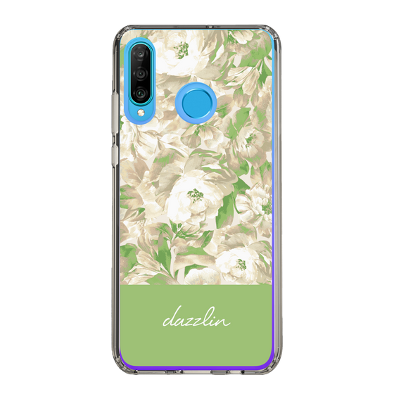 Slim Protection Case［ dazzlin - PaintFlower - Green ］
