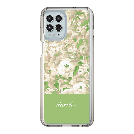 Slim Protection Case［ dazzlin - PaintFlower - Green ］