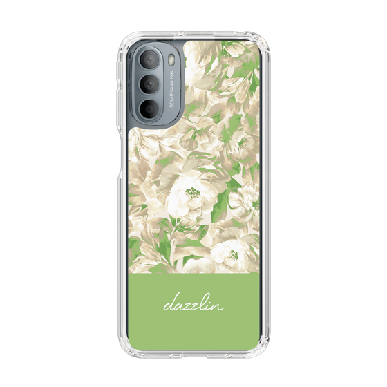 Slim Protection Case［ dazzlin - PaintFlower - Green ］