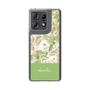 Slim Protection Case［ dazzlin - PaintFlower - Green ］