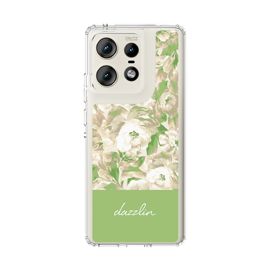 Slim Protection Case［ dazzlin - PaintFlower - Green ］