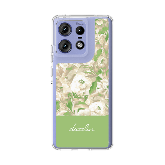 Slim Protection Case［ dazzlin - PaintFlower - Green ］