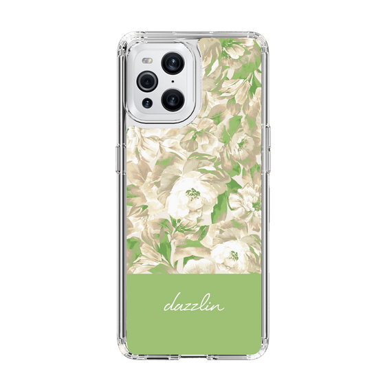 Slim Protection Case［ dazzlin - PaintFlower - Green ］