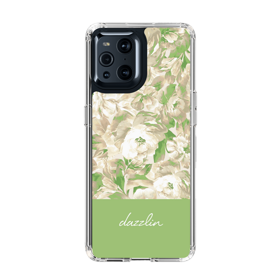 Slim Protection Case［ dazzlin - PaintFlower - Green ］