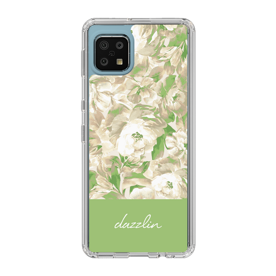 Slim Protection Case［ dazzlin - PaintFlower - Green ］