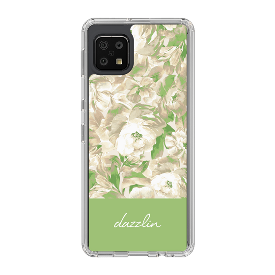 Slim Protection Case［ dazzlin - PaintFlower - Green ］