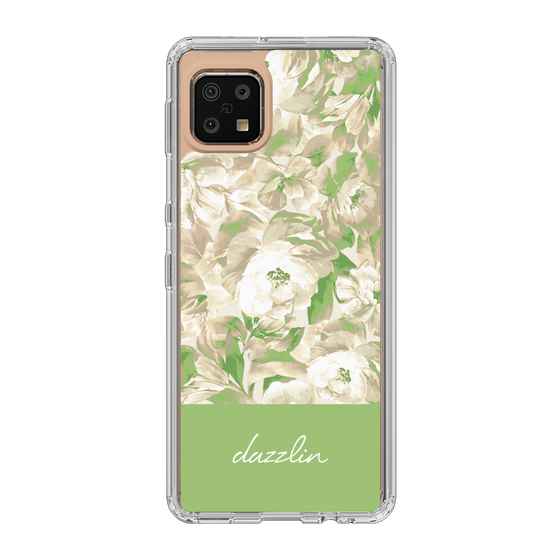 Slim Protection Case［ dazzlin - PaintFlower - Green ］