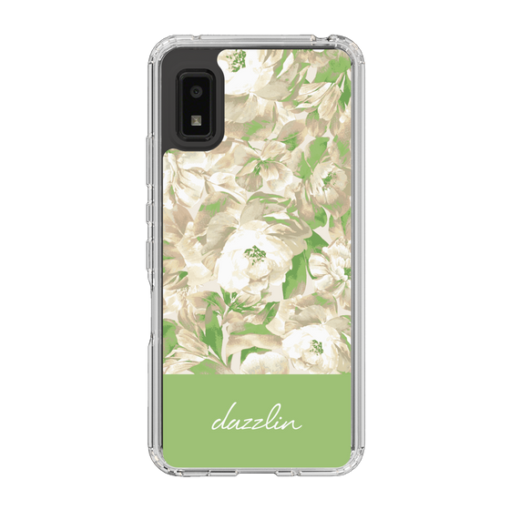 Slim Protection Case［ dazzlin - PaintFlower - Green ］