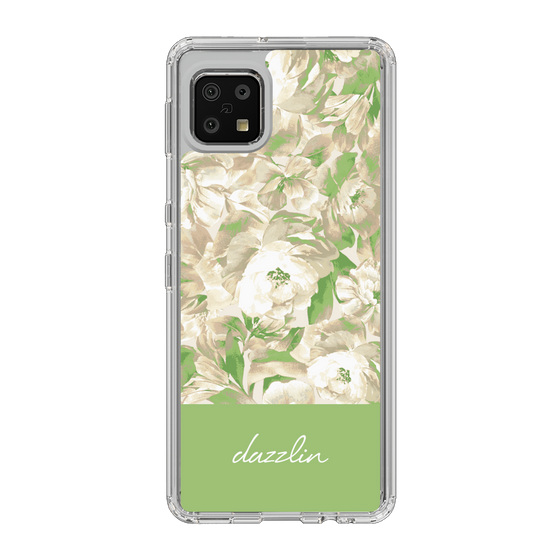 Slim Protection Case［ dazzlin - PaintFlower - Green ］