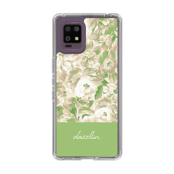 Slim Protection Case［ dazzlin - PaintFlower - Green ］