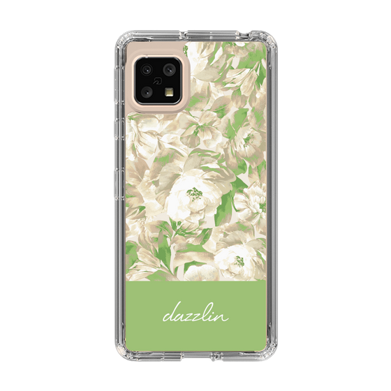 Slim Protection Case［ dazzlin - PaintFlower - Green ］