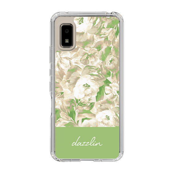 Slim Protection Case［ dazzlin - PaintFlower - Green ］