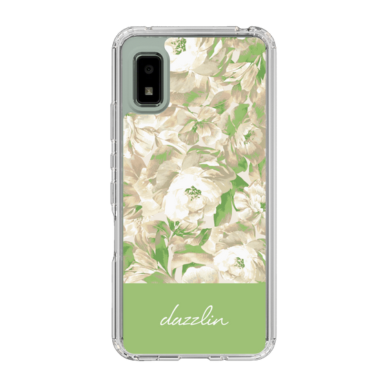 Slim Protection Case［ dazzlin - PaintFlower - Green ］