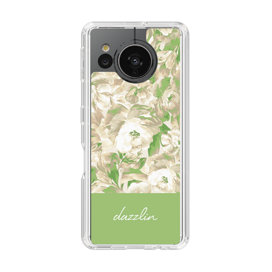 Slim Protection Case［ dazzlin - PaintFlower - Green ］