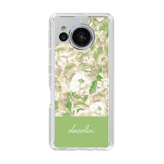 Slim Protection Case［ dazzlin - PaintFlower - Green ］