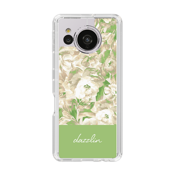 Slim Protection Case［ dazzlin - PaintFlower - Green ］