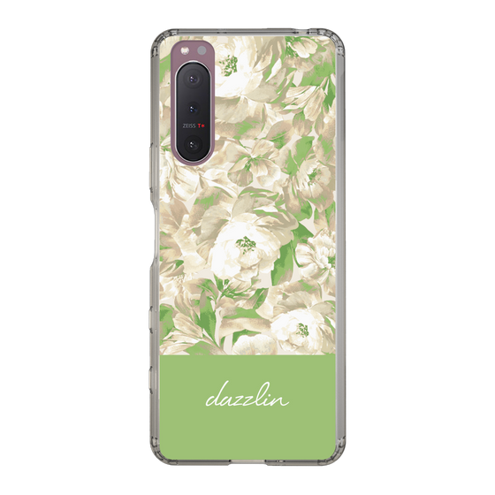 Slim Protection Case［ dazzlin - PaintFlower - Green ］