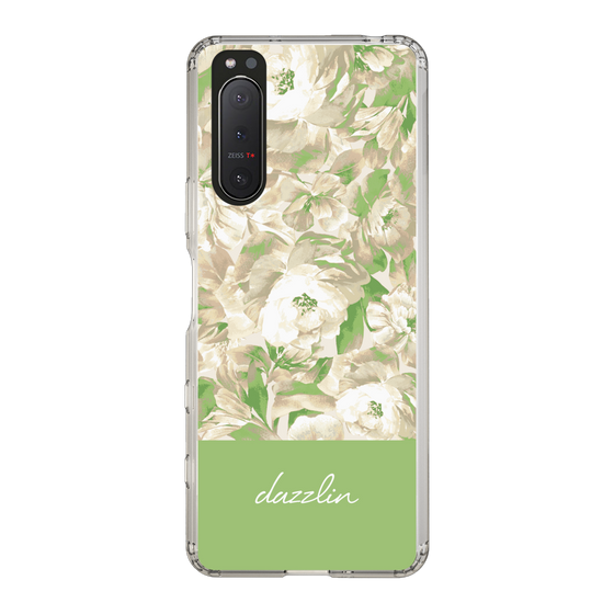 Slim Protection Case［ dazzlin - PaintFlower - Green ］