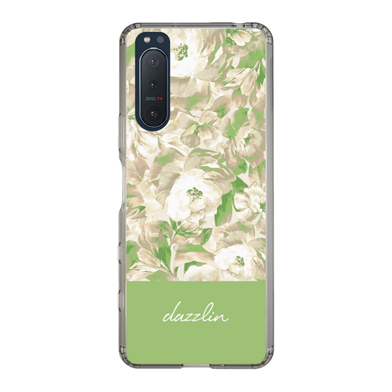 Slim Protection Case［ dazzlin - PaintFlower - Green ］