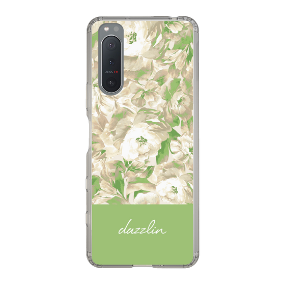 Slim Protection Case［ dazzlin - PaintFlower - Green ］