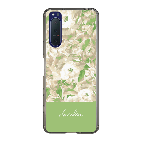 Slim Protection Case［ dazzlin - PaintFlower - Green ］