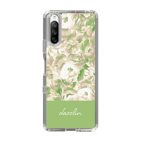 Slim Protection Case［ dazzlin - PaintFlower - Green ］