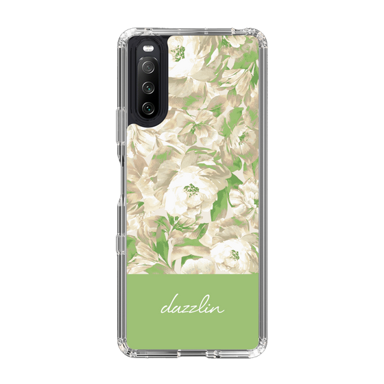 Slim Protection Case［ dazzlin - PaintFlower - Green ］