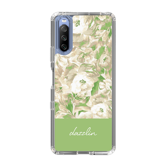 Slim Protection Case［ dazzlin - PaintFlower - Green ］