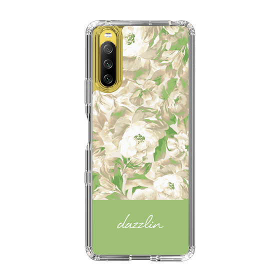 Slim Protection Case［ dazzlin - PaintFlower - Green ］