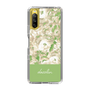 Slim Protection Case［ dazzlin - PaintFlower - Green ］