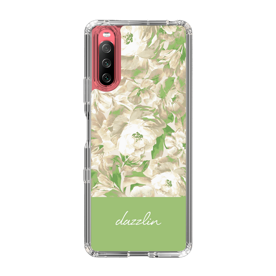 Slim Protection Case［ dazzlin - PaintFlower - Green ］