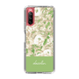 Slim Protection Case［ dazzlin - PaintFlower - Green ］