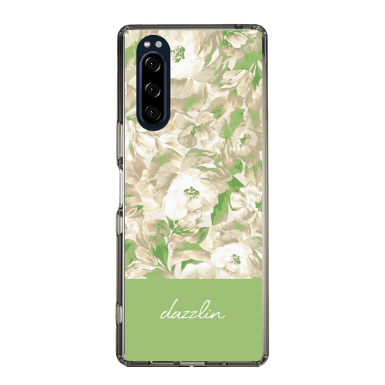 Slim Protection Case［ dazzlin - PaintFlower - Green ］
