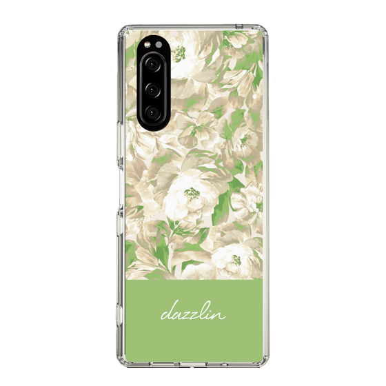 Slim Protection Case［ dazzlin - PaintFlower - Green ］