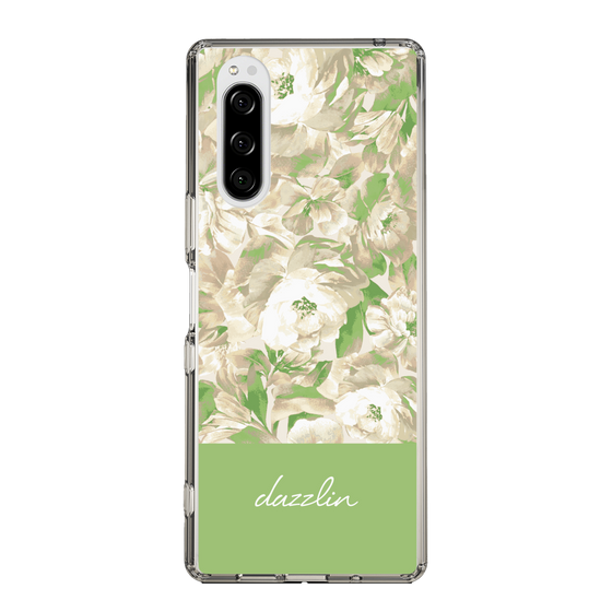 Slim Protection Case［ dazzlin - PaintFlower - Green ］