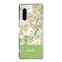 Slim Protection Case［ dazzlin - PaintFlower - Green ］